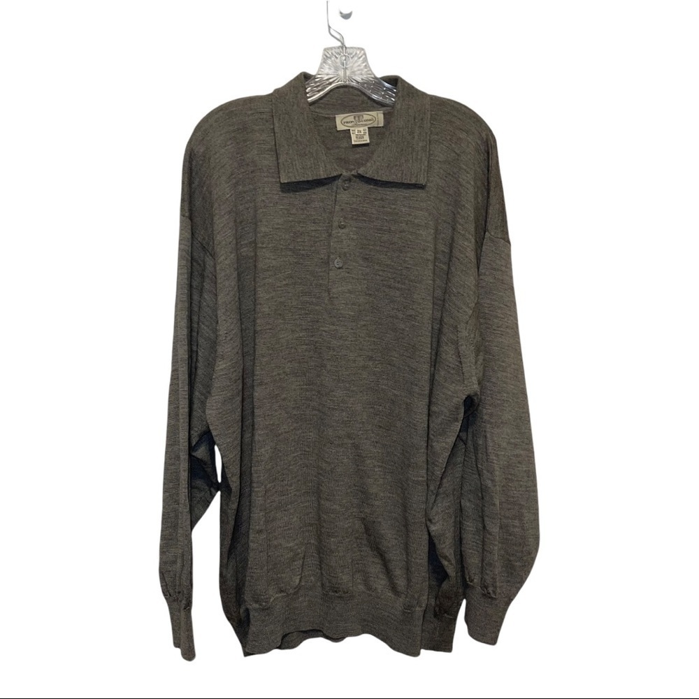 Pronto Uomo 100% Wool Man Sweater Size Xxl